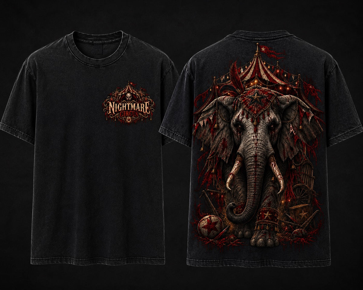 NIGHTMARE CIRCUS THE ELEPHANT’S LAST SHOW - tshirt