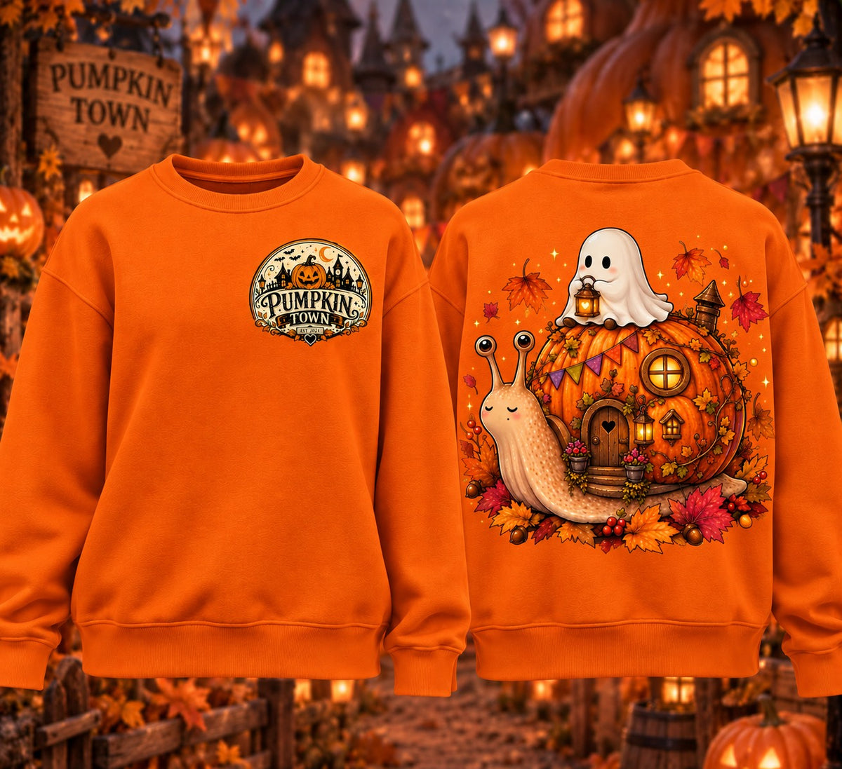 WELCOME TO PUMPKIN TOWN SWEATER