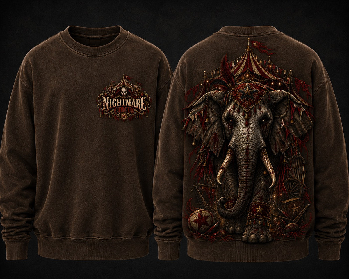NIGHTMARE CIRCUS THE ELEPHANT’S LAST SHOW - sweater