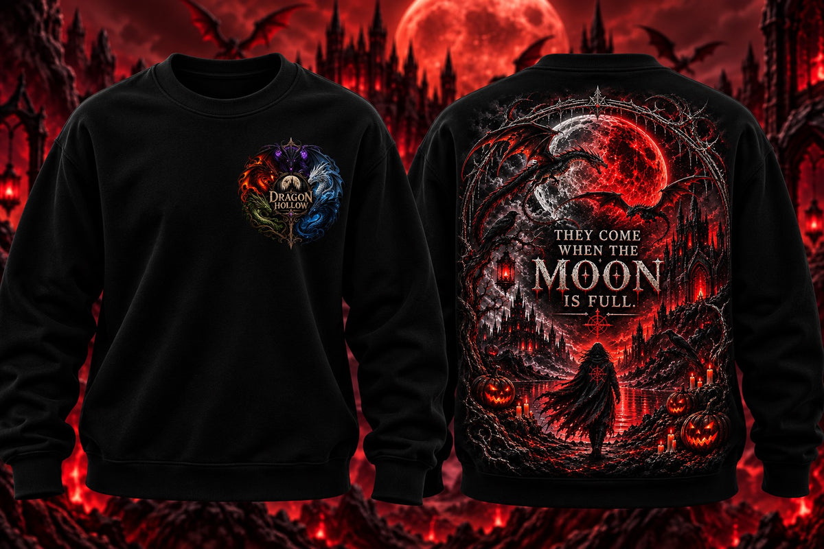 WHEN THE MOON IS FULL SWEATER