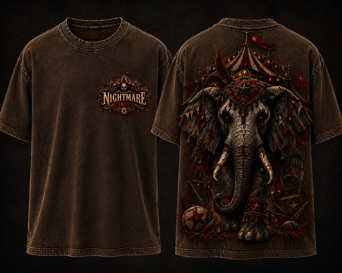 NIGHTMARE CIRCUS THE ELEPHANT’S LAST SHOW - tshirt