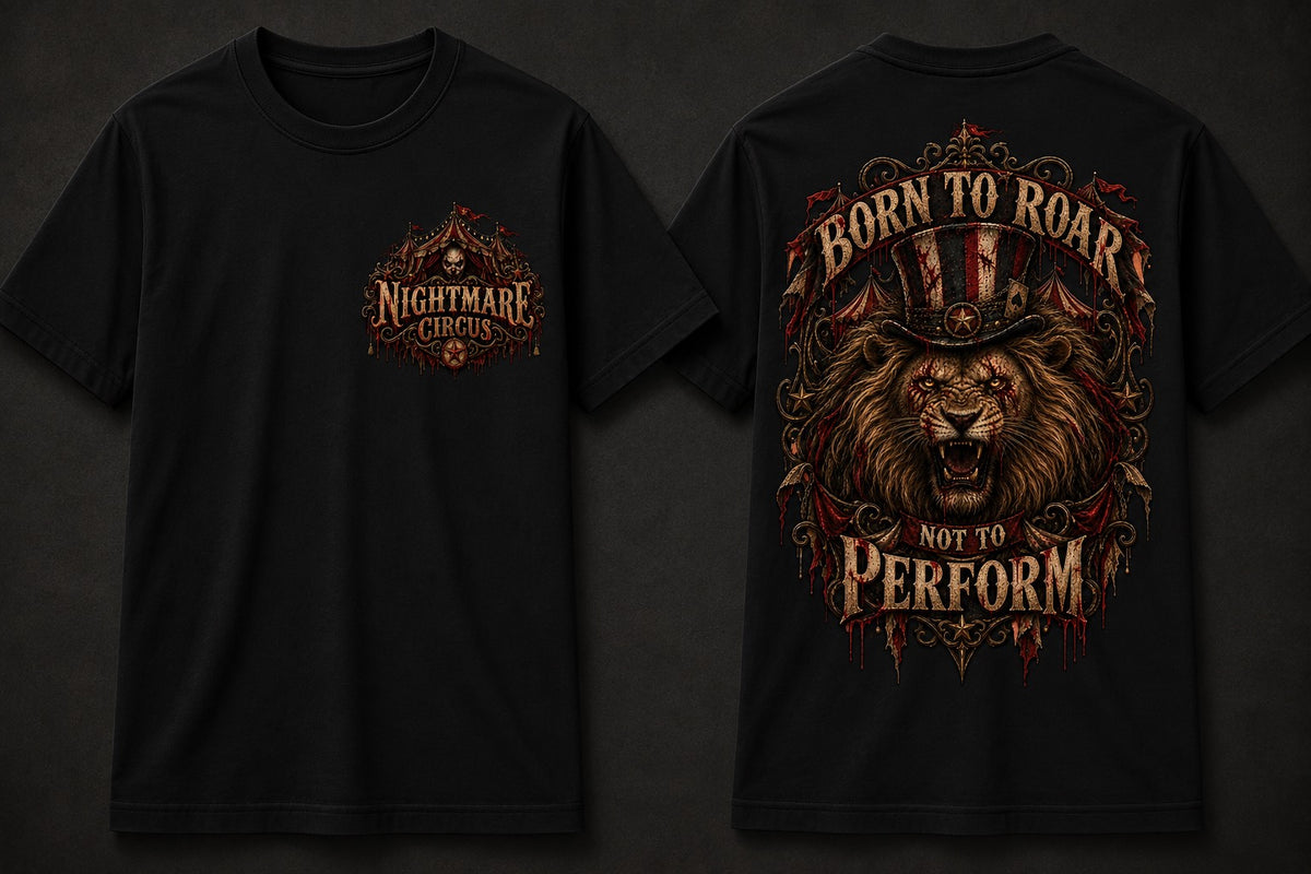 BORN TO ROAR Nightmare Circus - T-shirt