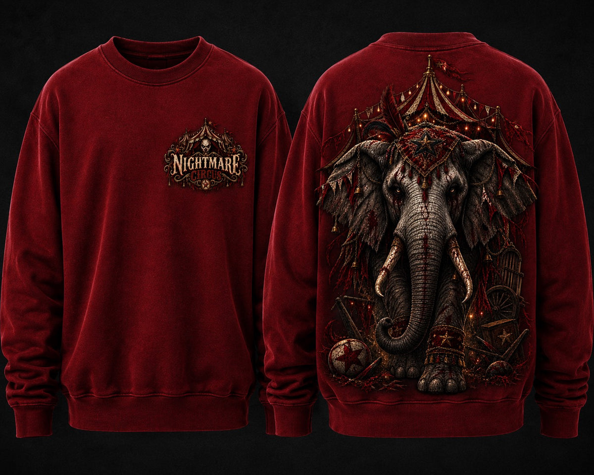 NIGHTMARE CIRCUS THE ELEPHANT’S LAST SHOW - sweater