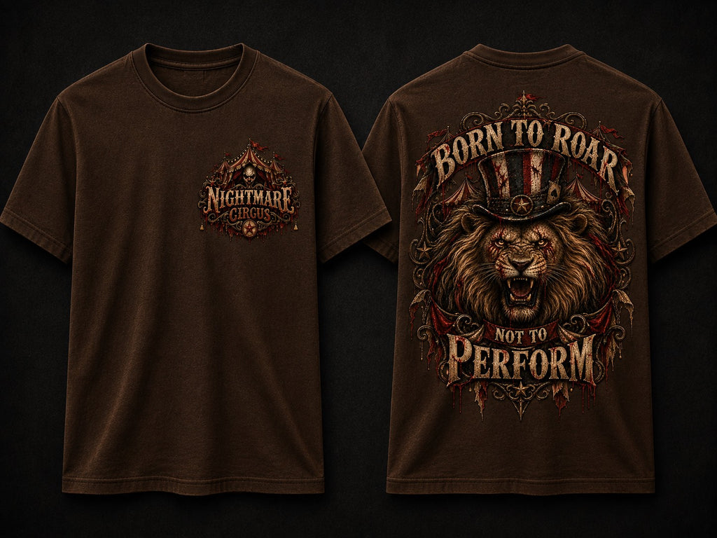 BORN TO ROAR Nightmare Circus - T-shirt