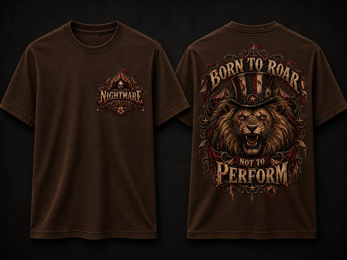 BORN TO ROAR Nightmare Circus - T-shirt